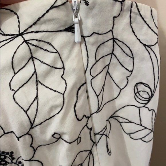 WHBM - Embroidered Strapless Dress - Picture 5 of 14